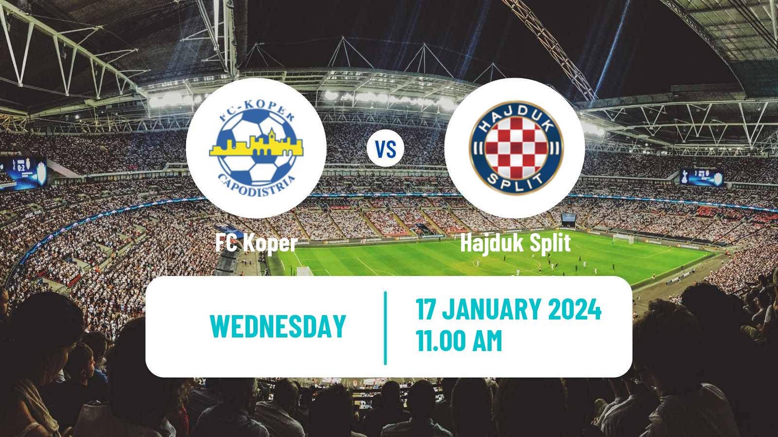 Soccer Club Friendly Koper - Hajduk Split