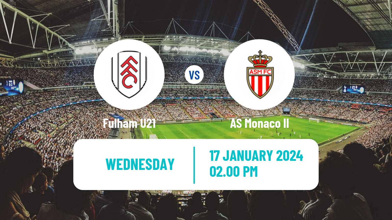 Soccer English Premier League International Cup Fulham U21 - Monaco II