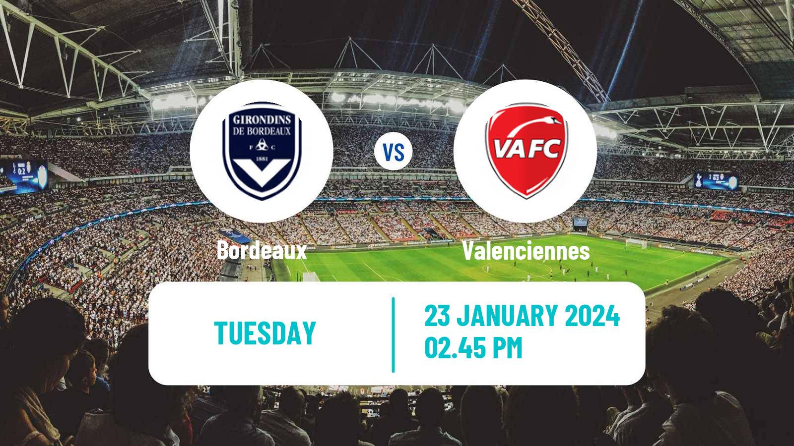 Soccer French Ligue 2 Bordeaux - Valenciennes