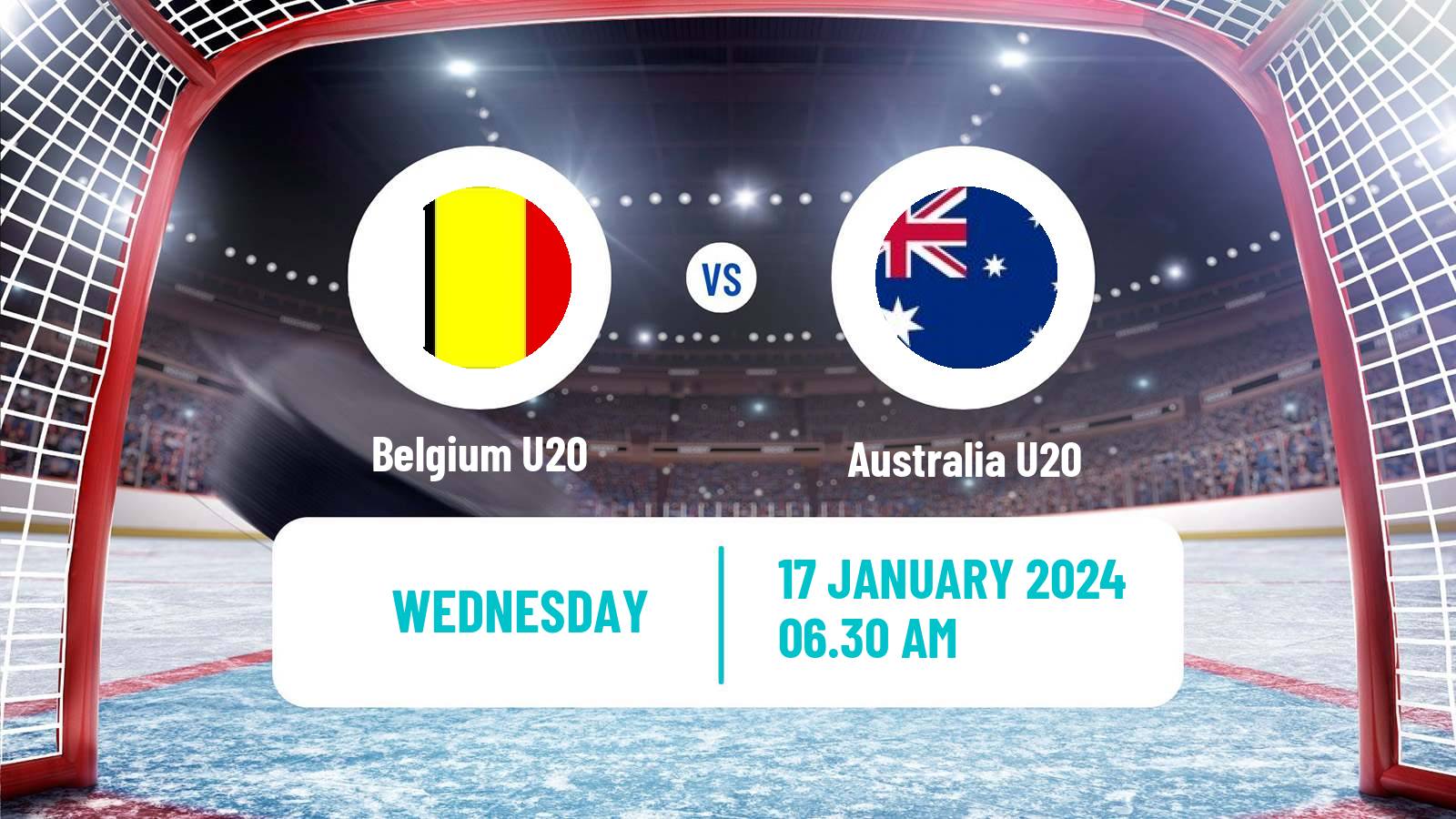 Hockey IIHF World U20 Championship IIB Belgium U20 - Australia U20