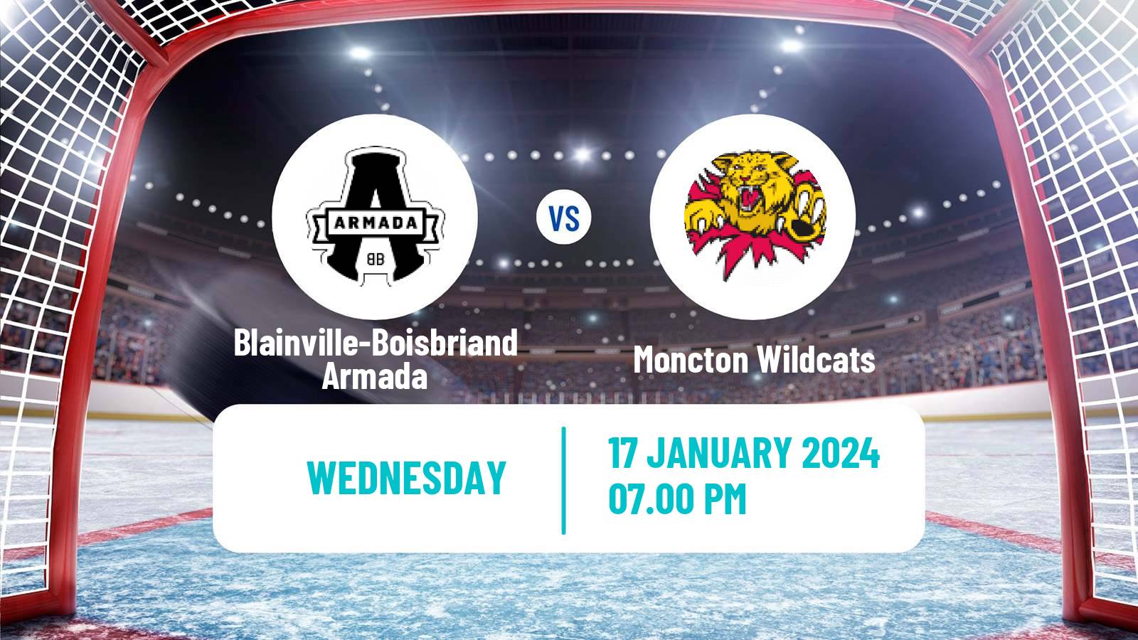 Hockey QMJHL Blainville-Boisbriand Armada - Moncton Wildcats
