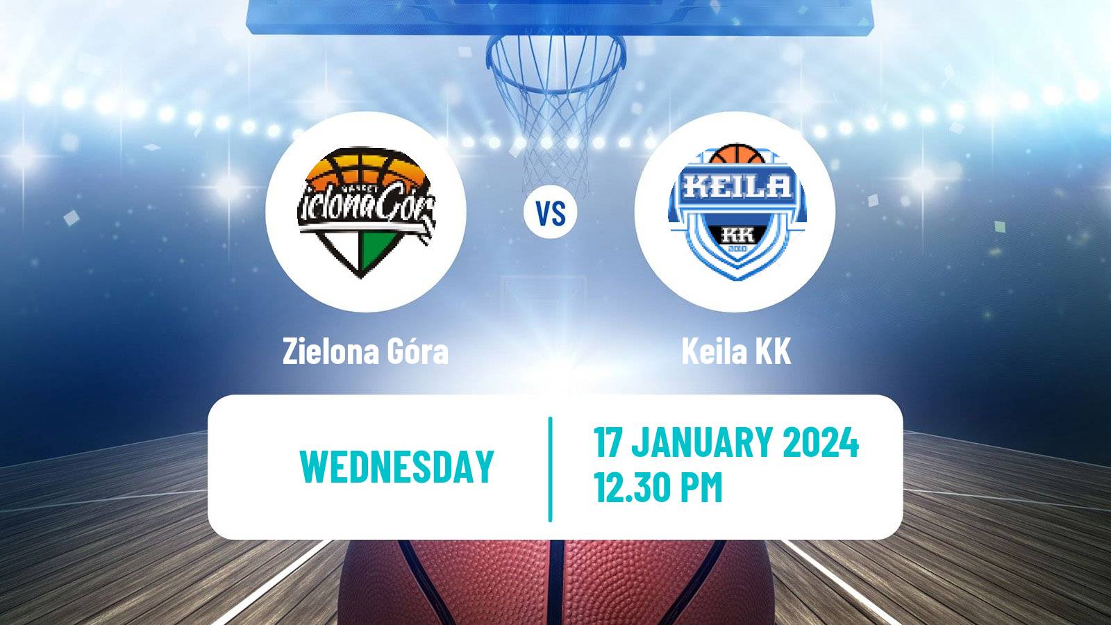 Basketball ENBL Zielona Góra - Keila