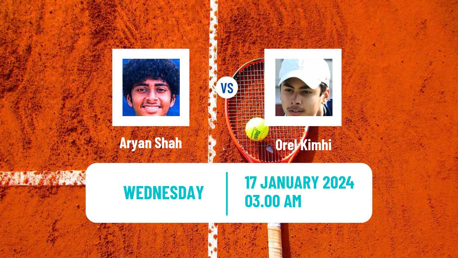 Tennis ITF M25 Bhopal Men Aryan Shah - Orel Kimhi