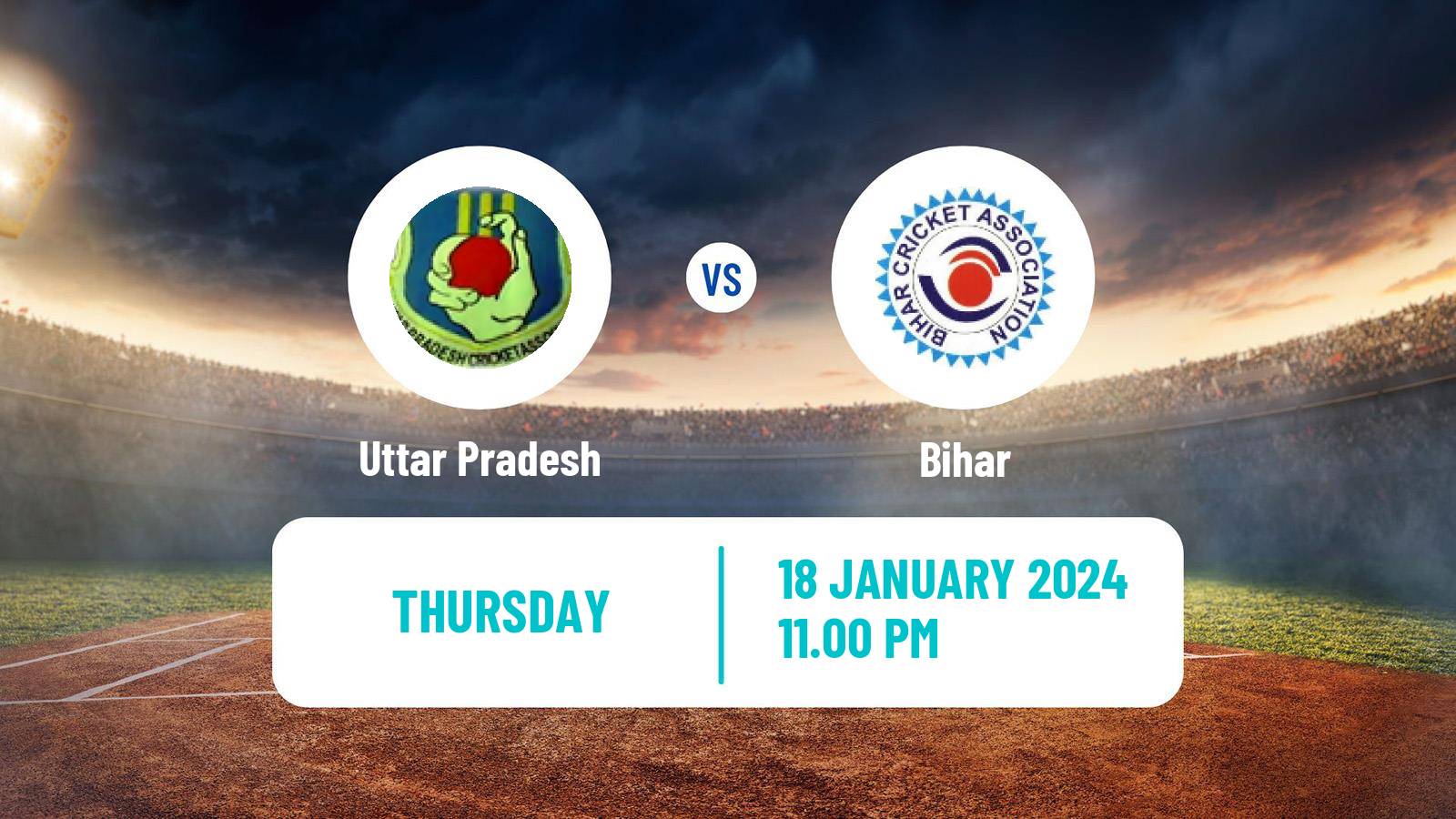 Cricket Ranji Trophy Uttar Pradesh - Bihar