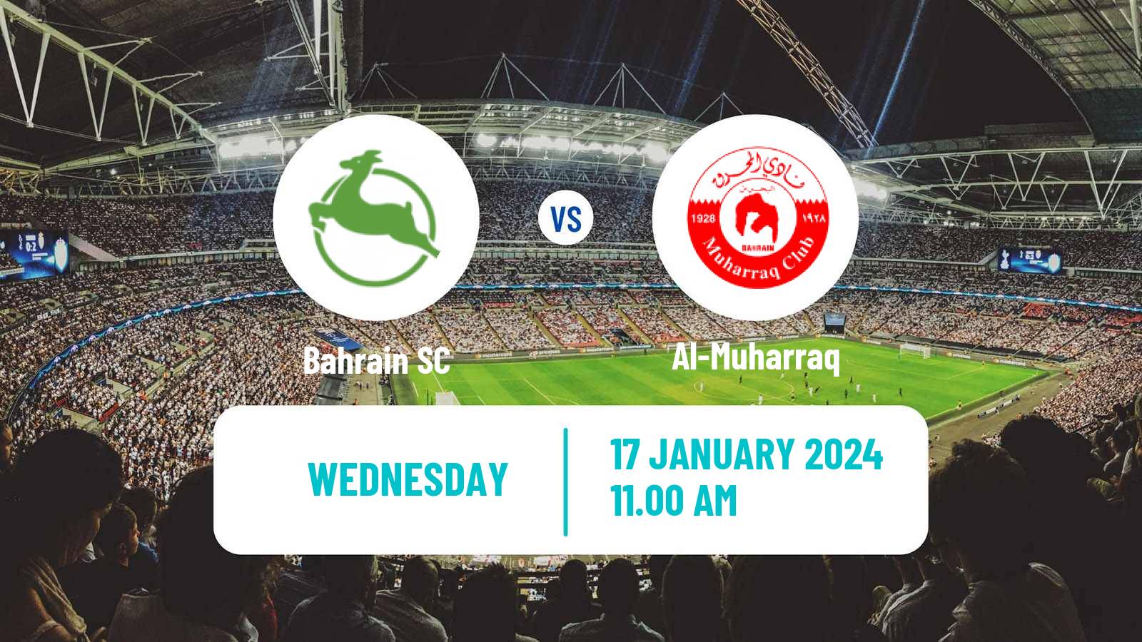 Soccer Bahraini Cup Bahrain SC - Al-Muharraq