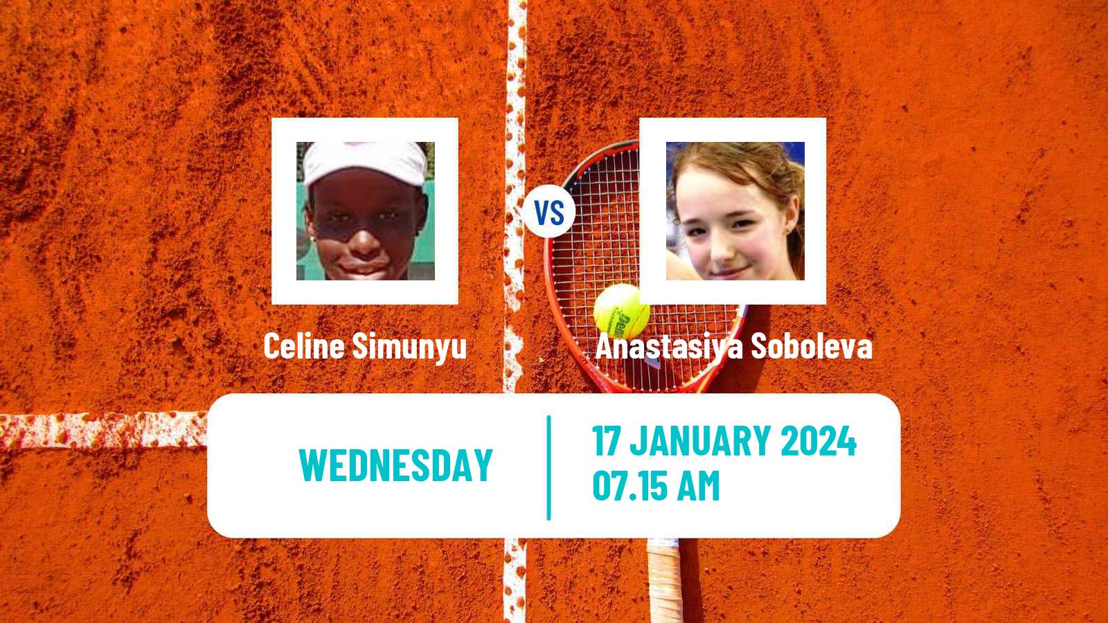 Tennis ITF W50 Antalya Women Celine Simunyu - Anastasiya Soboleva