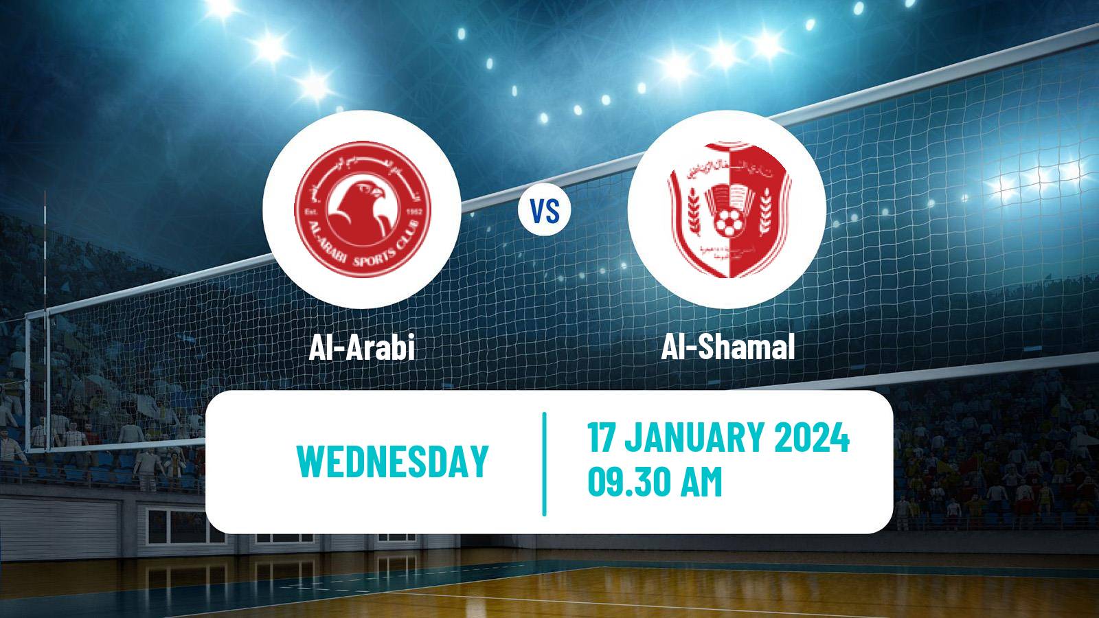 Volleyball Qatar Volleyball League Al-Arabi - Al-Shamal
