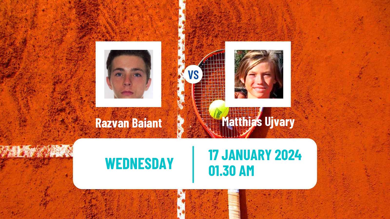 Tennis ITF M15 Antalya 2 Men Razvan Baiant - Matthias Ujvary
