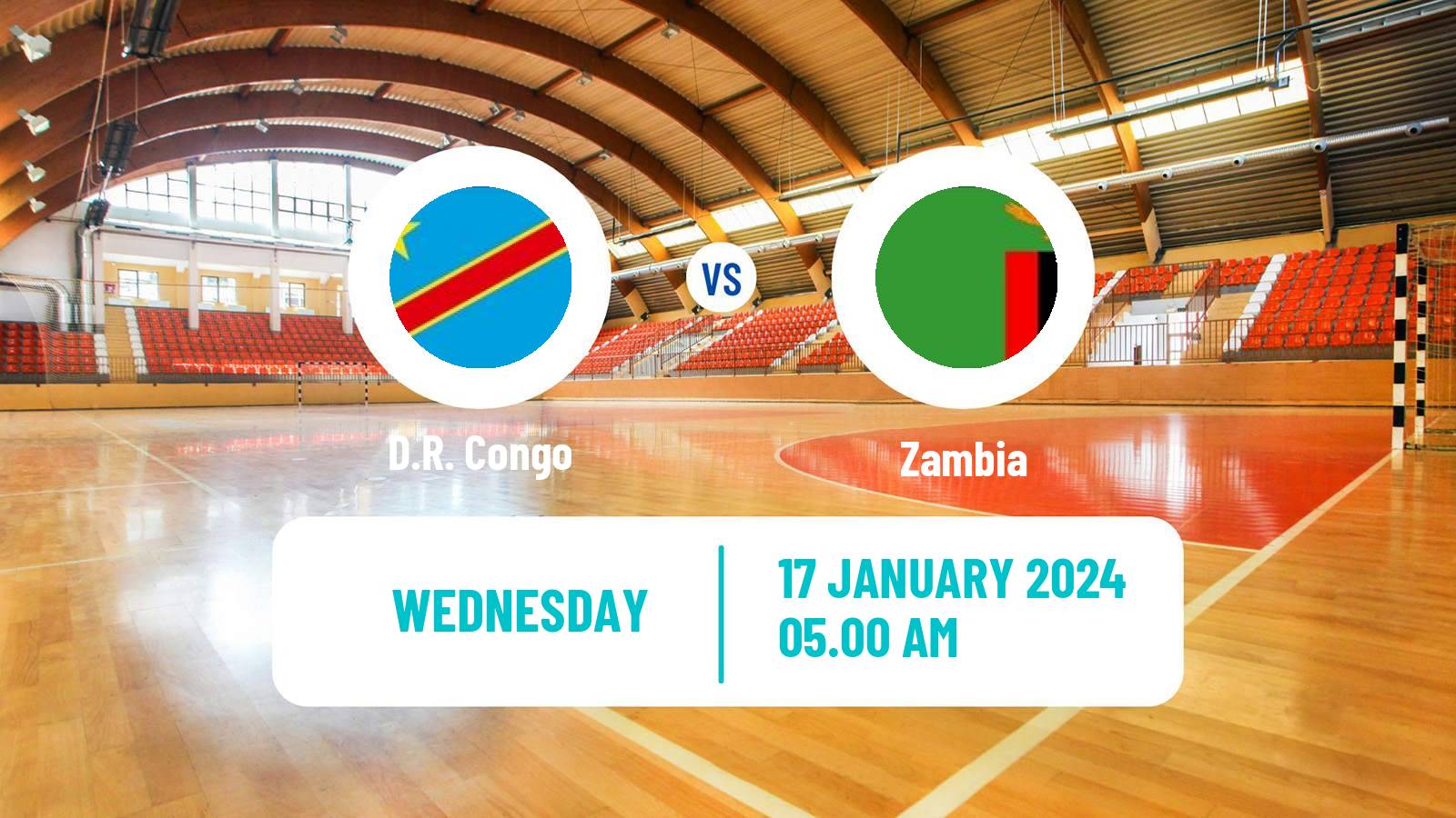 Handball African Championship Handball D.R. Congo - Zambia