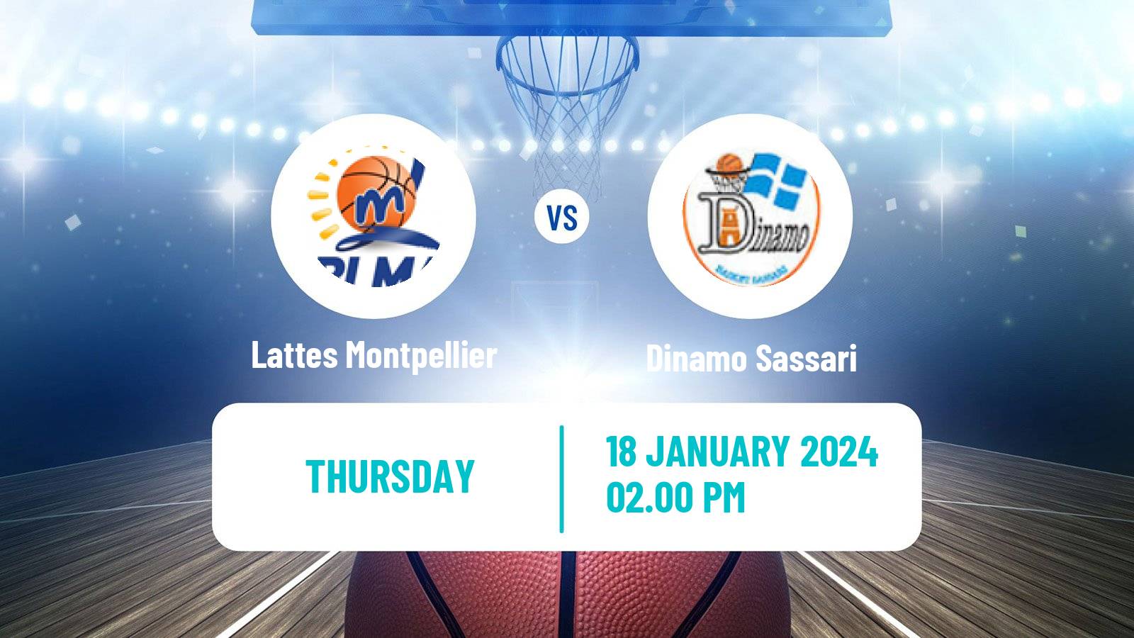 Basketball Eurocup Women Lattes Montpellier - Dinamo Sassari