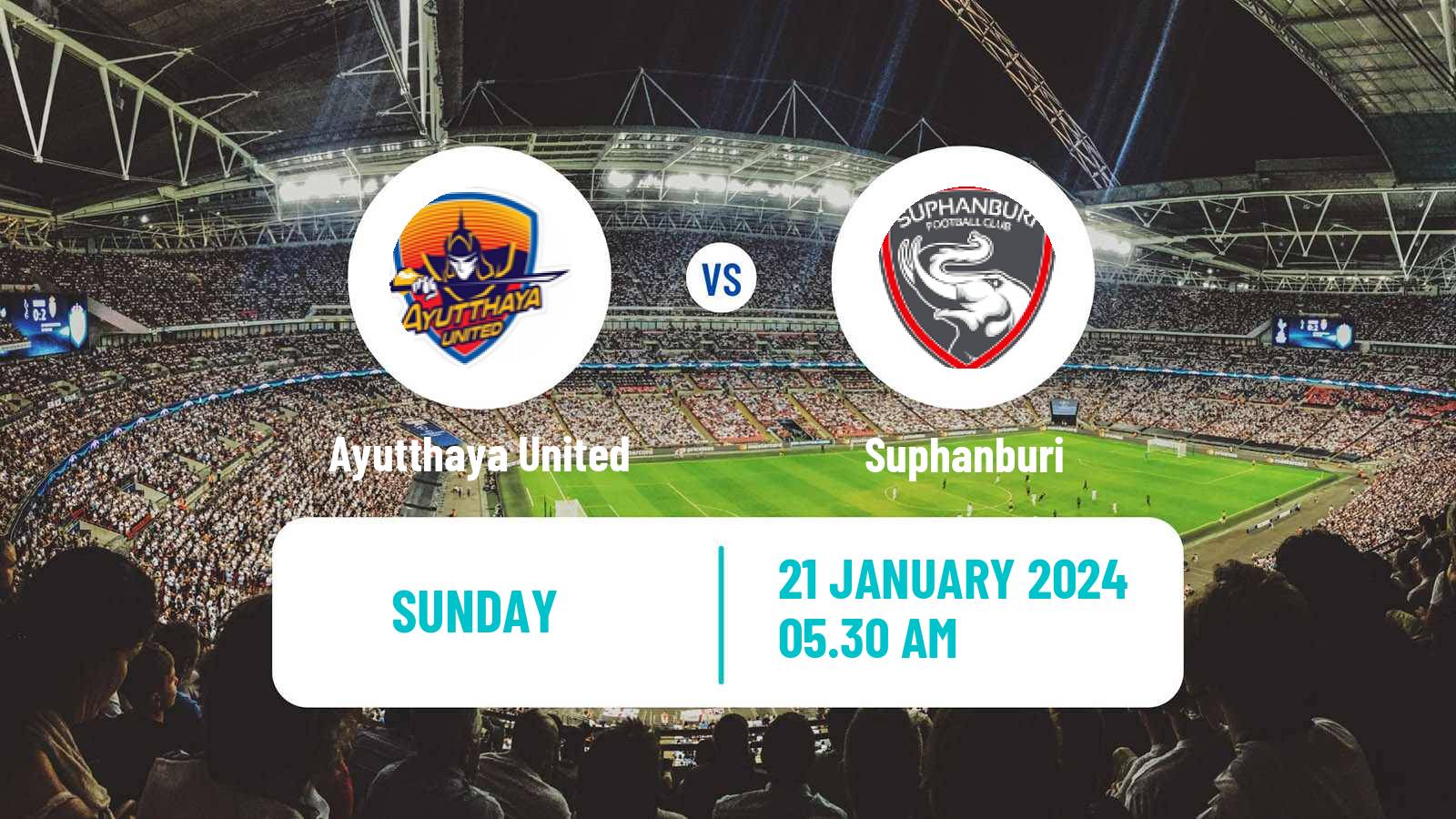 Soccer Thai League 2 Ayutthaya United - Suphanburi