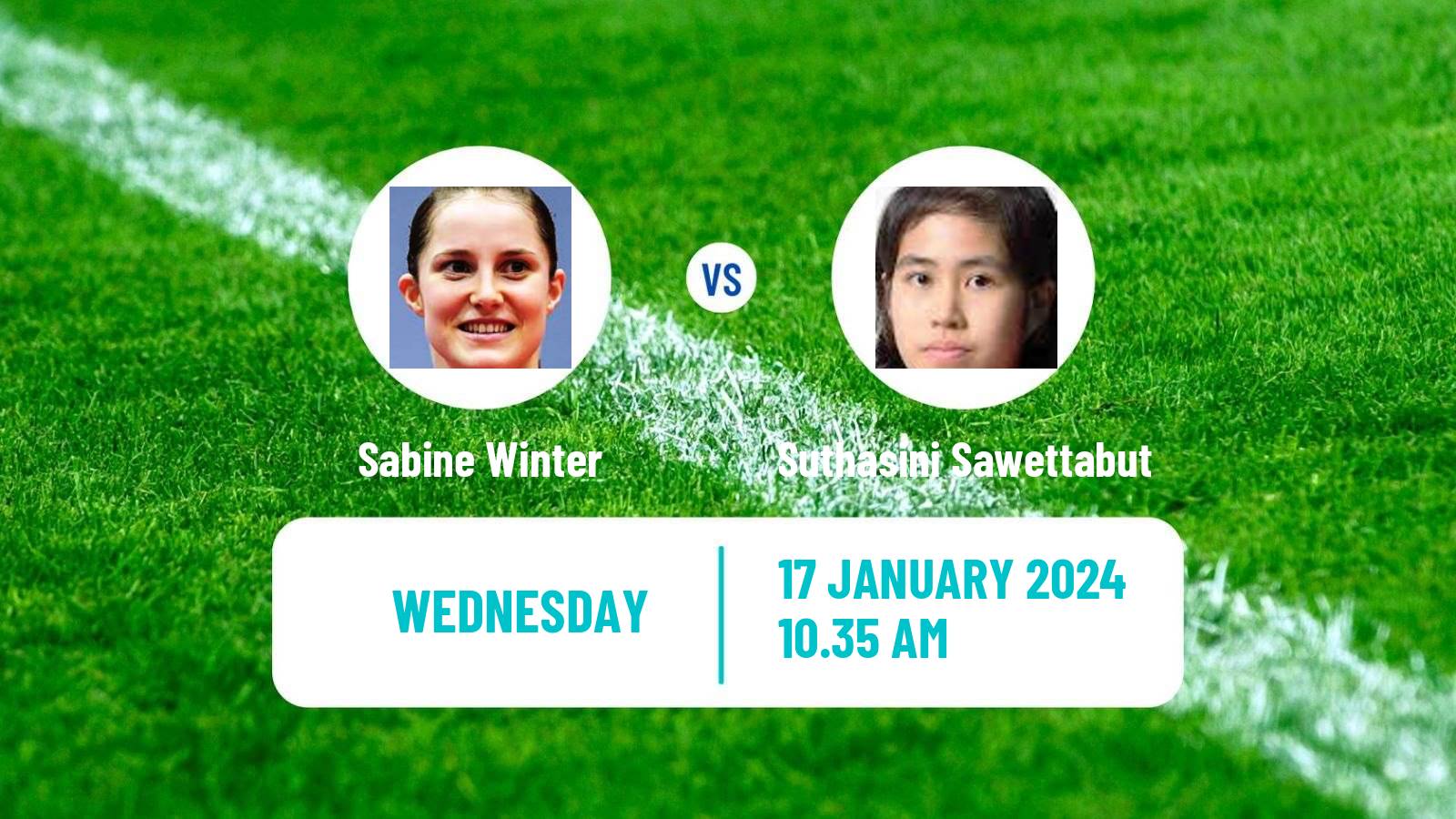 Table tennis Wtt Contender Doha Women Sabine Winter - Suthasini Sawettabut