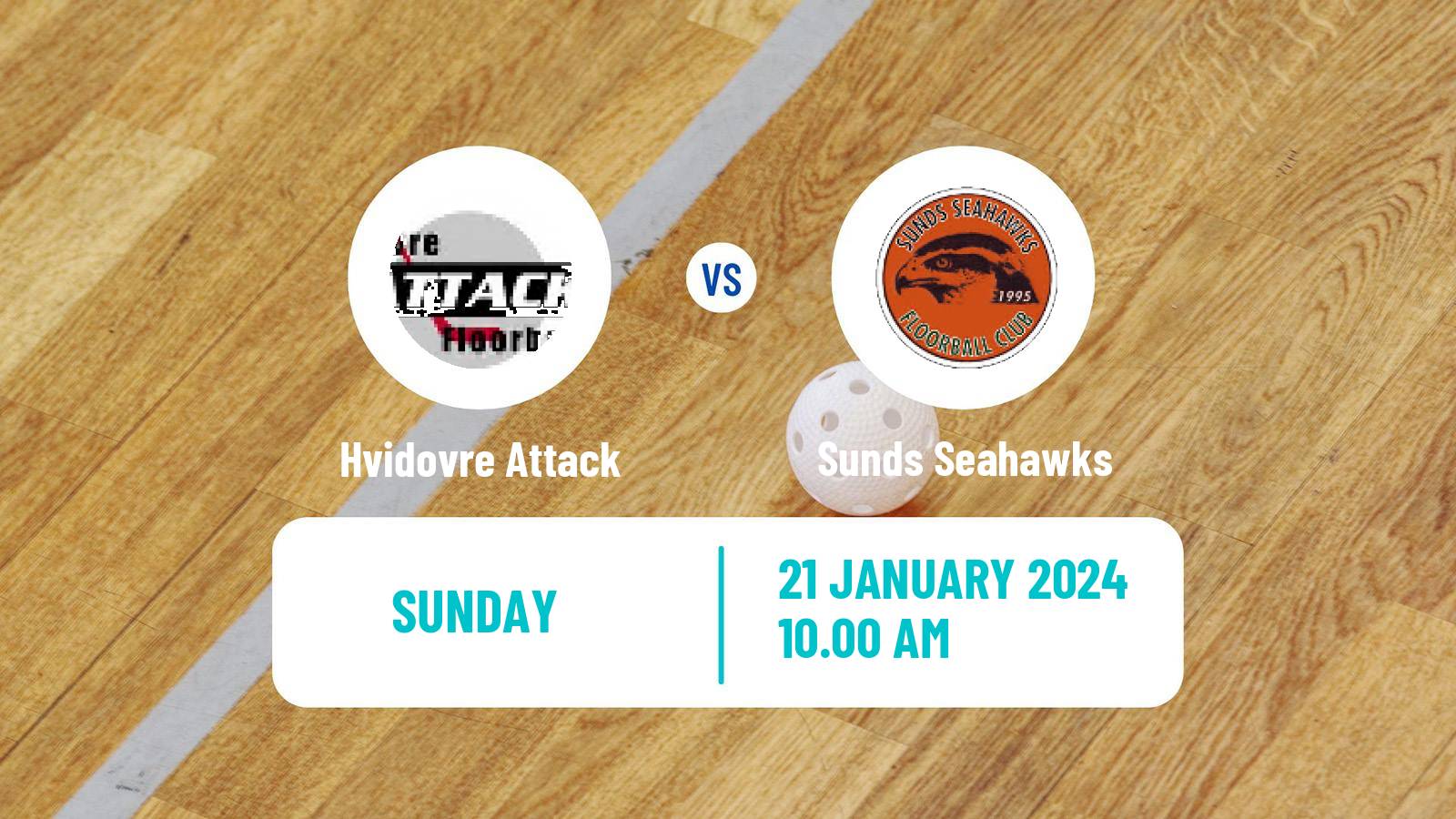 Floorball Danish Unihoc Ligaen Hvidovre Attack - Sunds Seahawks