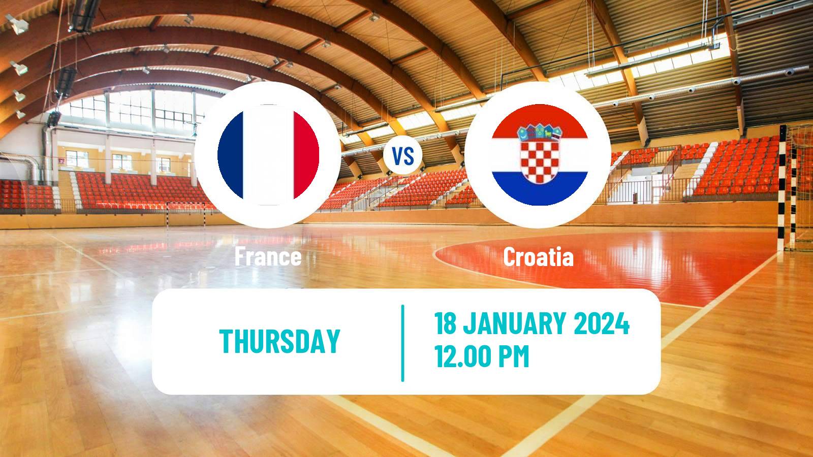 Handball Handball European Championship France - Croatia