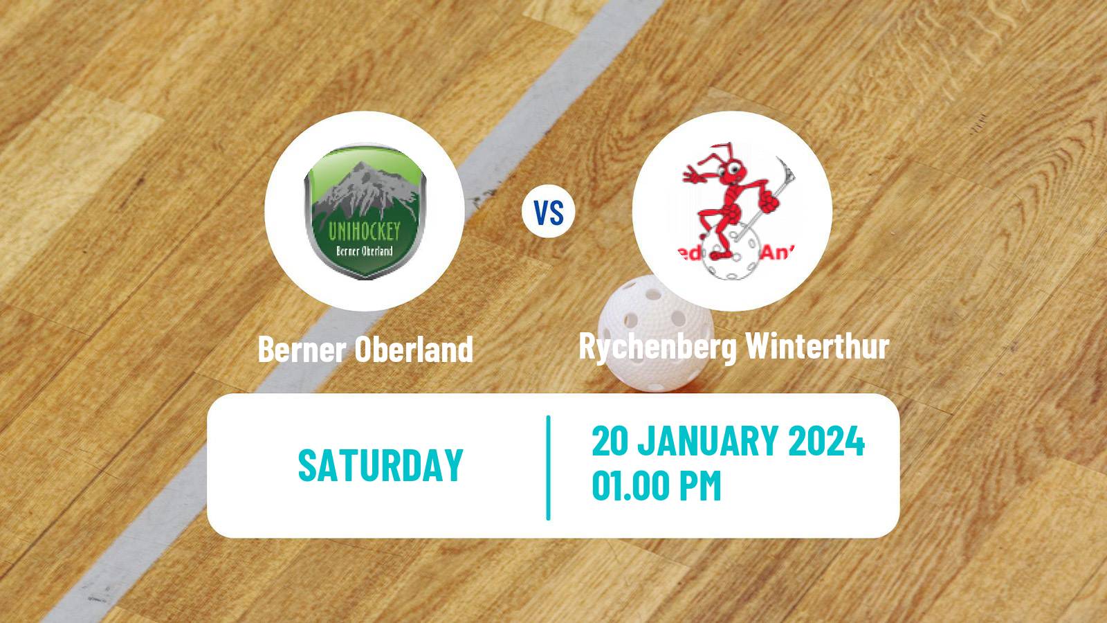 Floorball Swiss NLA Floorball Women Berner Oberland - Rychenberg Winterthur