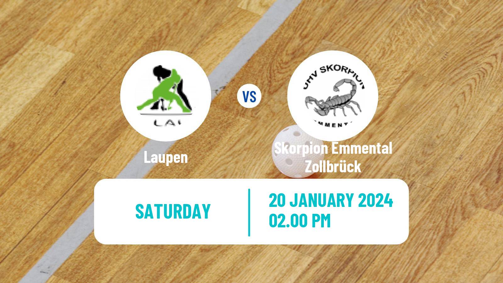 Floorball Swiss NLA Floorball Women Laupen - Skorpion Emmental Zollbrück