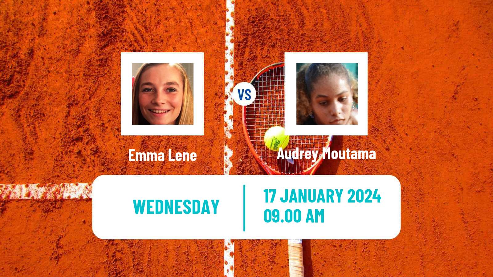 Tennis ITF W35 Petit Bourg Women Emma Lene - Audrey Moutama