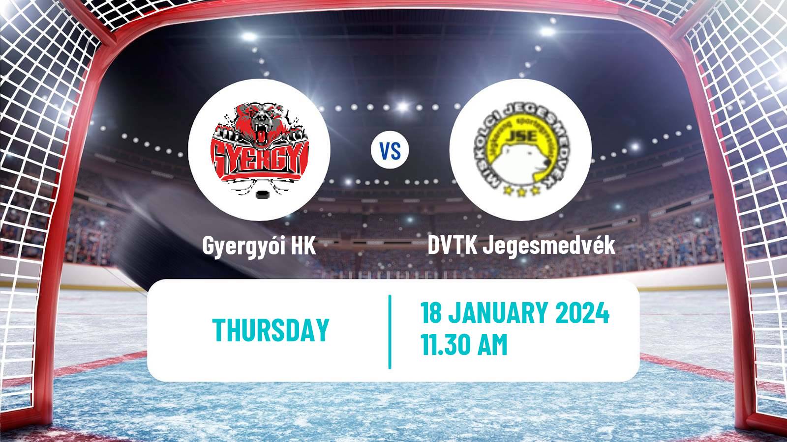 Hockey Hungarian Erste Liga Hockey Gyergyói - DVTK Jegesmedvék