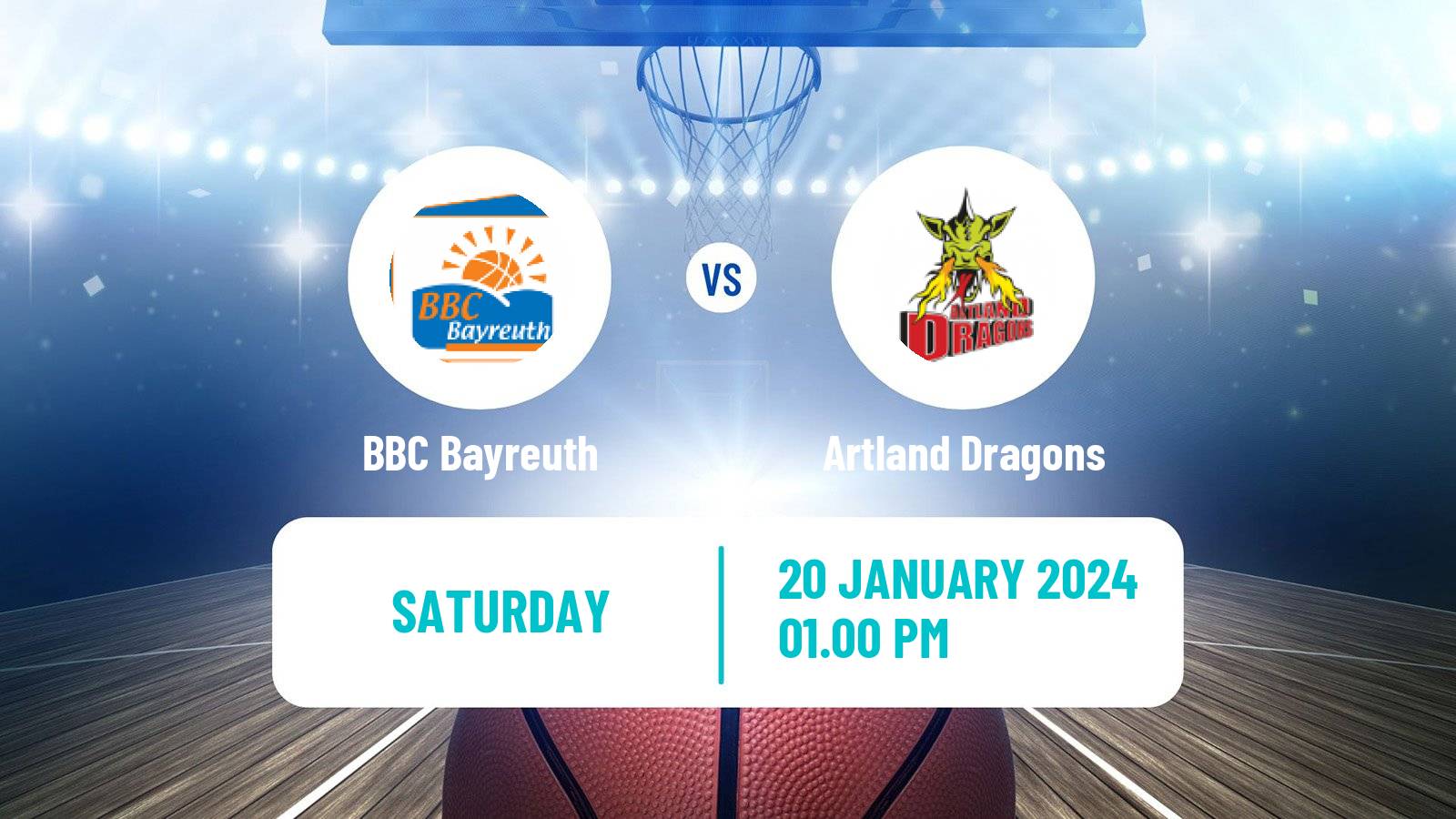Basketball German Pro A Basketball BBC Bayreuth - Artland Dragons