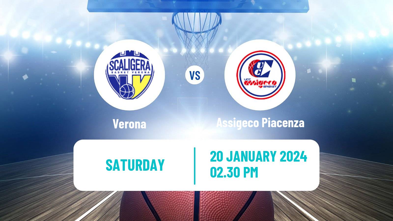 Basketball Italian Serie A2 Basketball Verona - Assigeco Piacenza