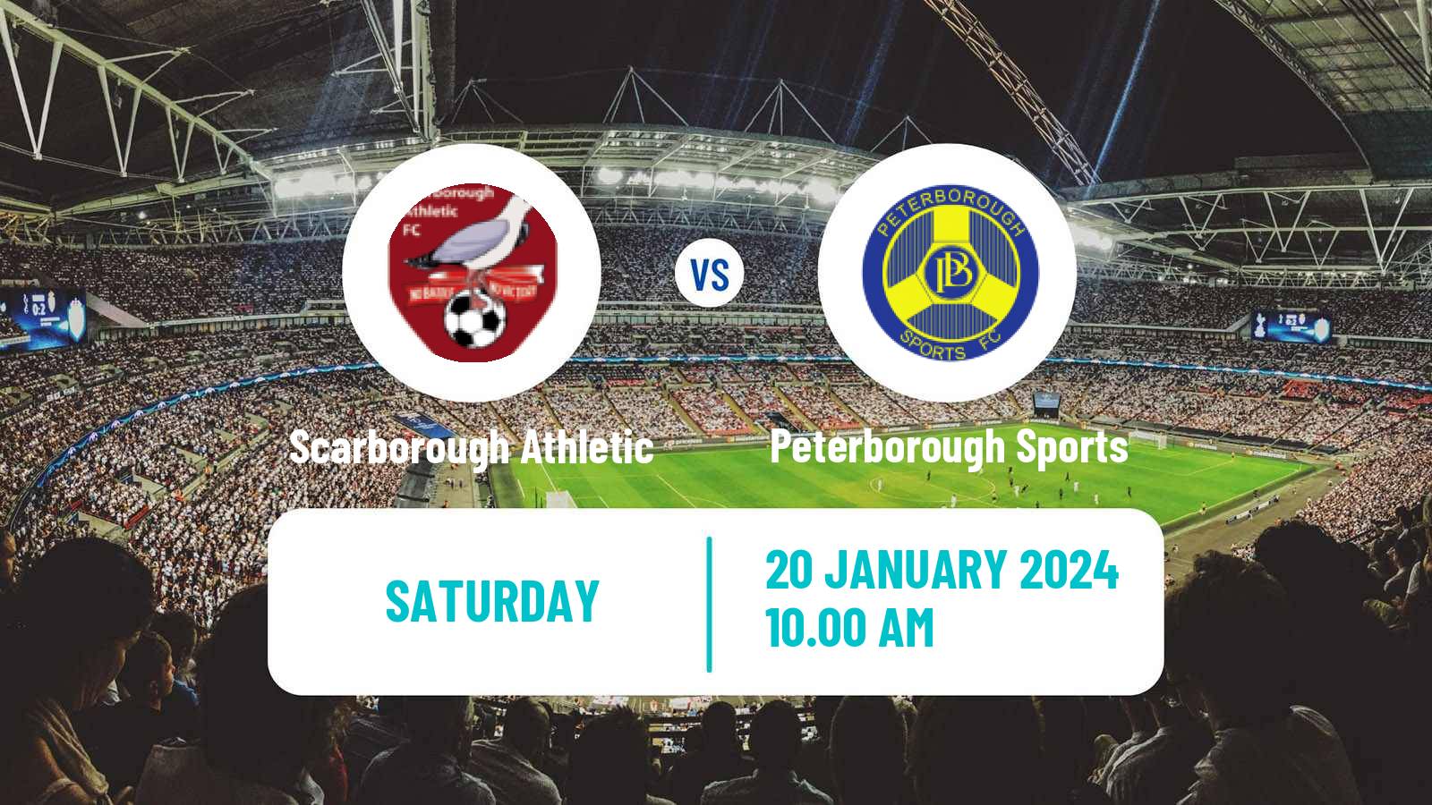 Soccer English National League North Scarborough Athletic - Peterborough Sports