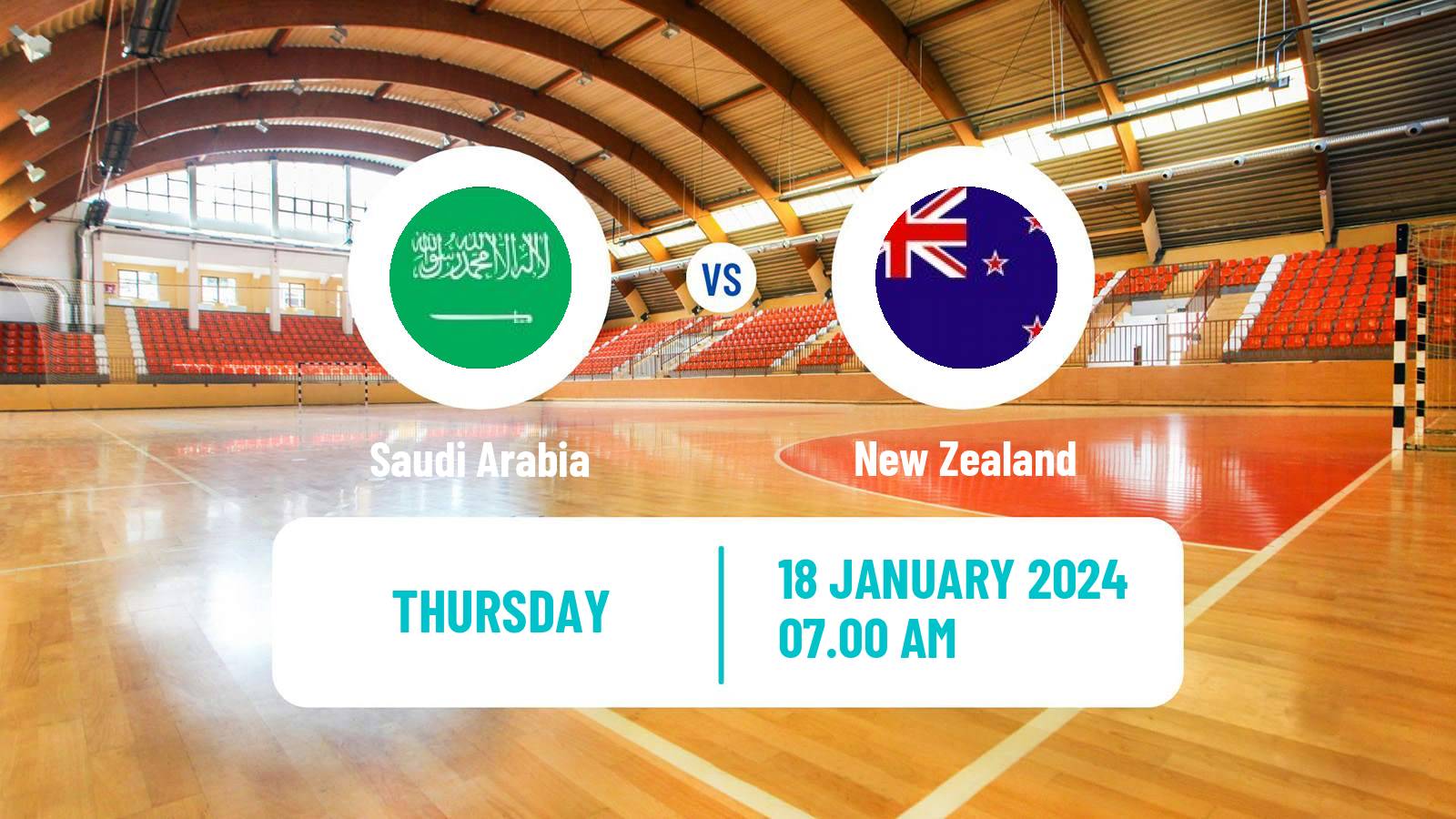 Handball Asian Championship Handball Saudi Arabia - New Zealand