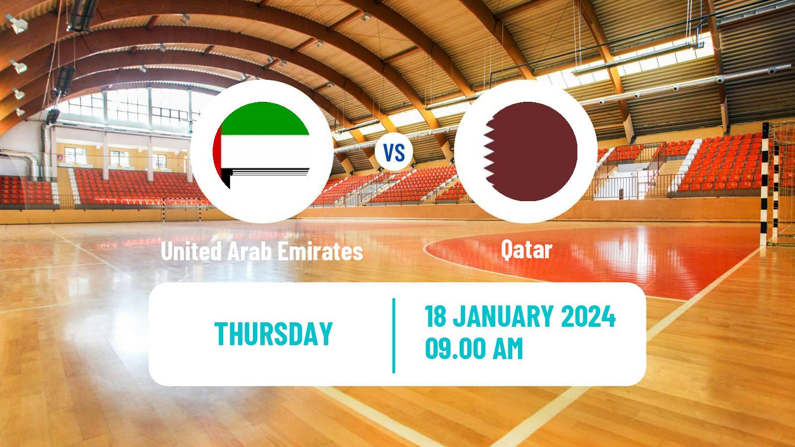 Handball Asian Championship Handball United Arab Emirates - Qatar