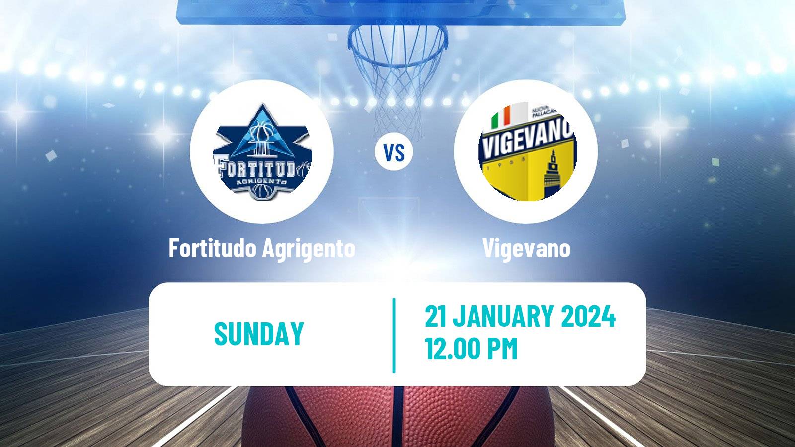 Basketball Italian Serie A2 Basketball Fortitudo Agrigento - Vigevano