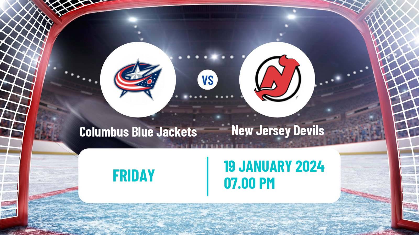 Hockey NHL Columbus Blue Jackets - New Jersey Devils