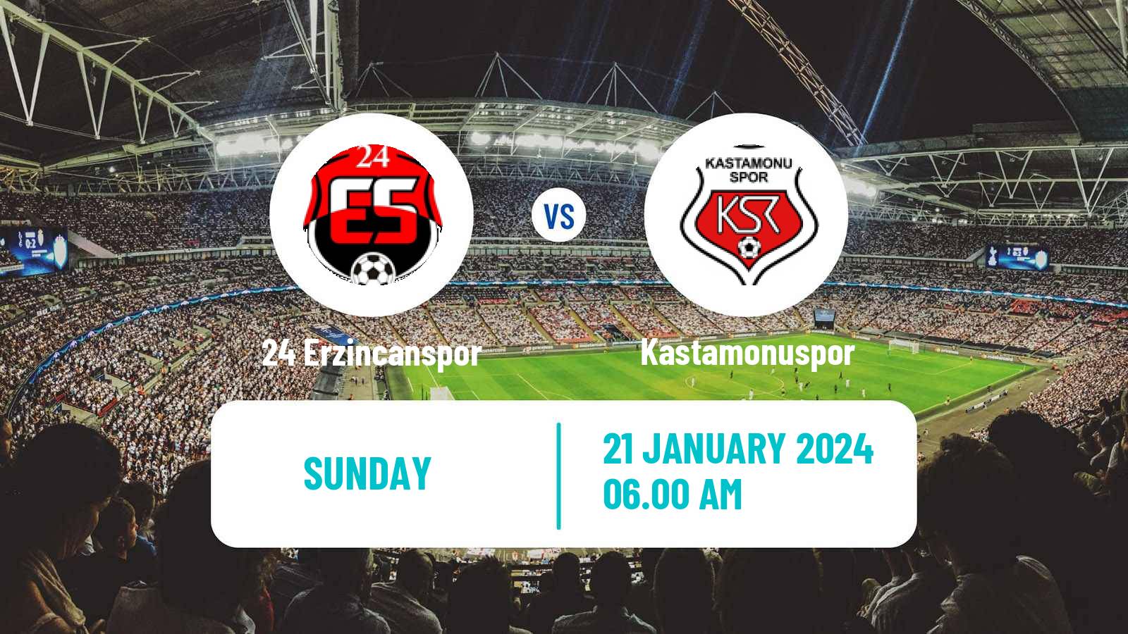 Soccer Turkish Second League Red Group 24 Erzincanspor - Kastamonuspor