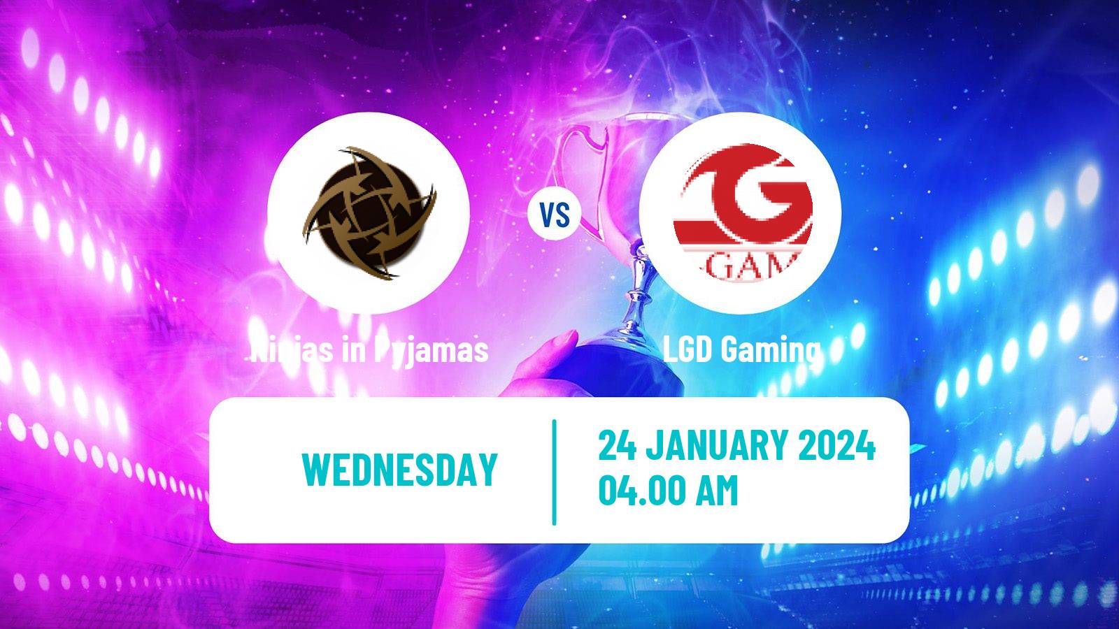 Esports League Of Legends Lpl Ninjas in Pyjamas - LGD Gaming