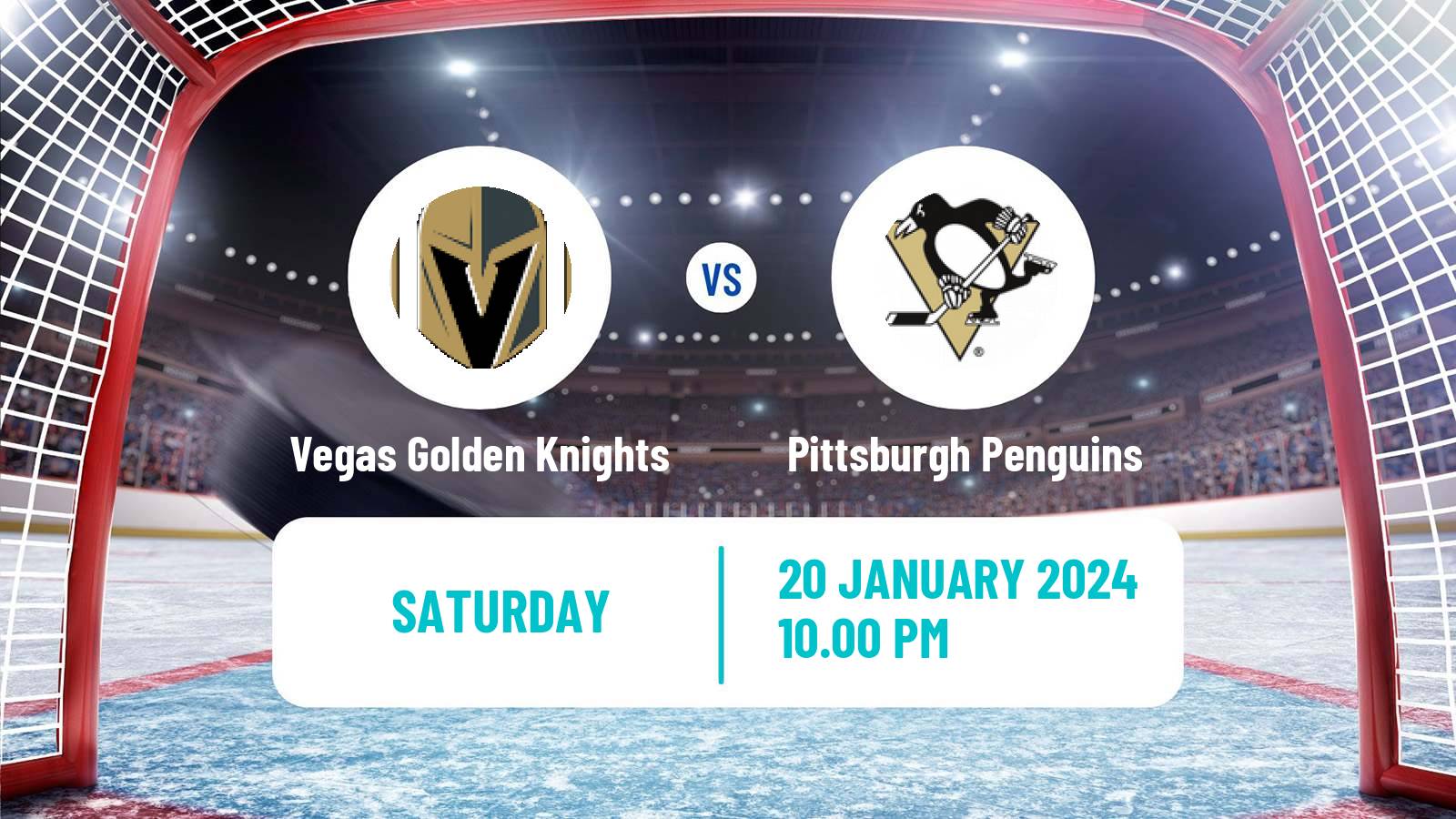 Hockey NHL Vegas Golden Knights - Pittsburgh Penguins