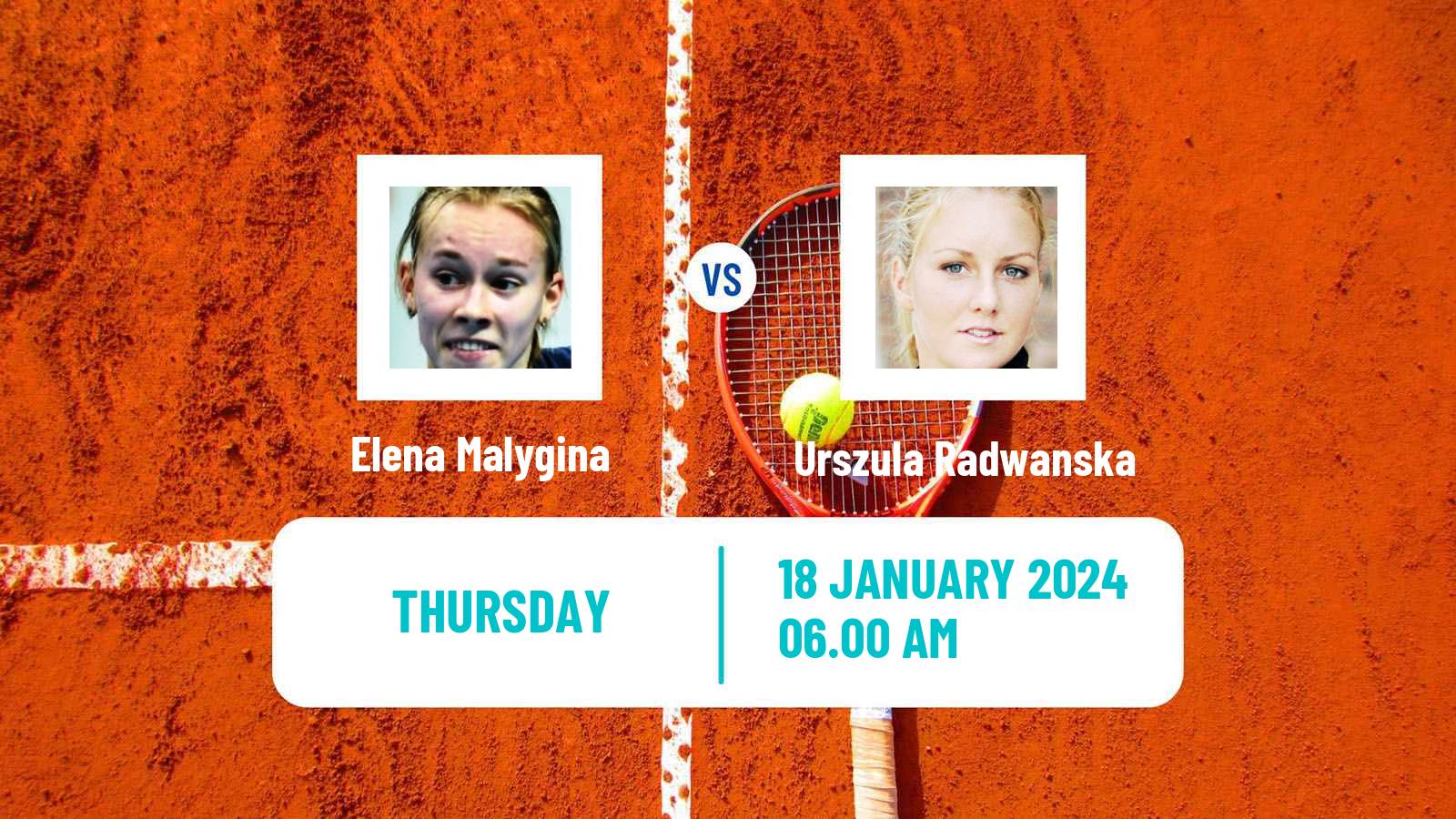 Tennis ITF W35 Sunderland Women Elena Malygina - Urszula Radwanska