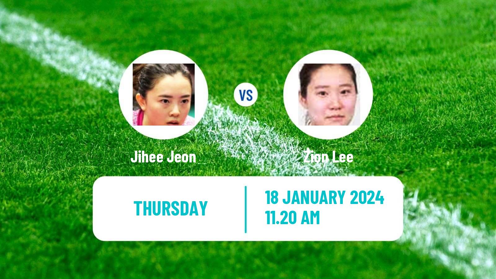 Table tennis Wtt Contender Doha Women Jihee Jeon - Zion Lee