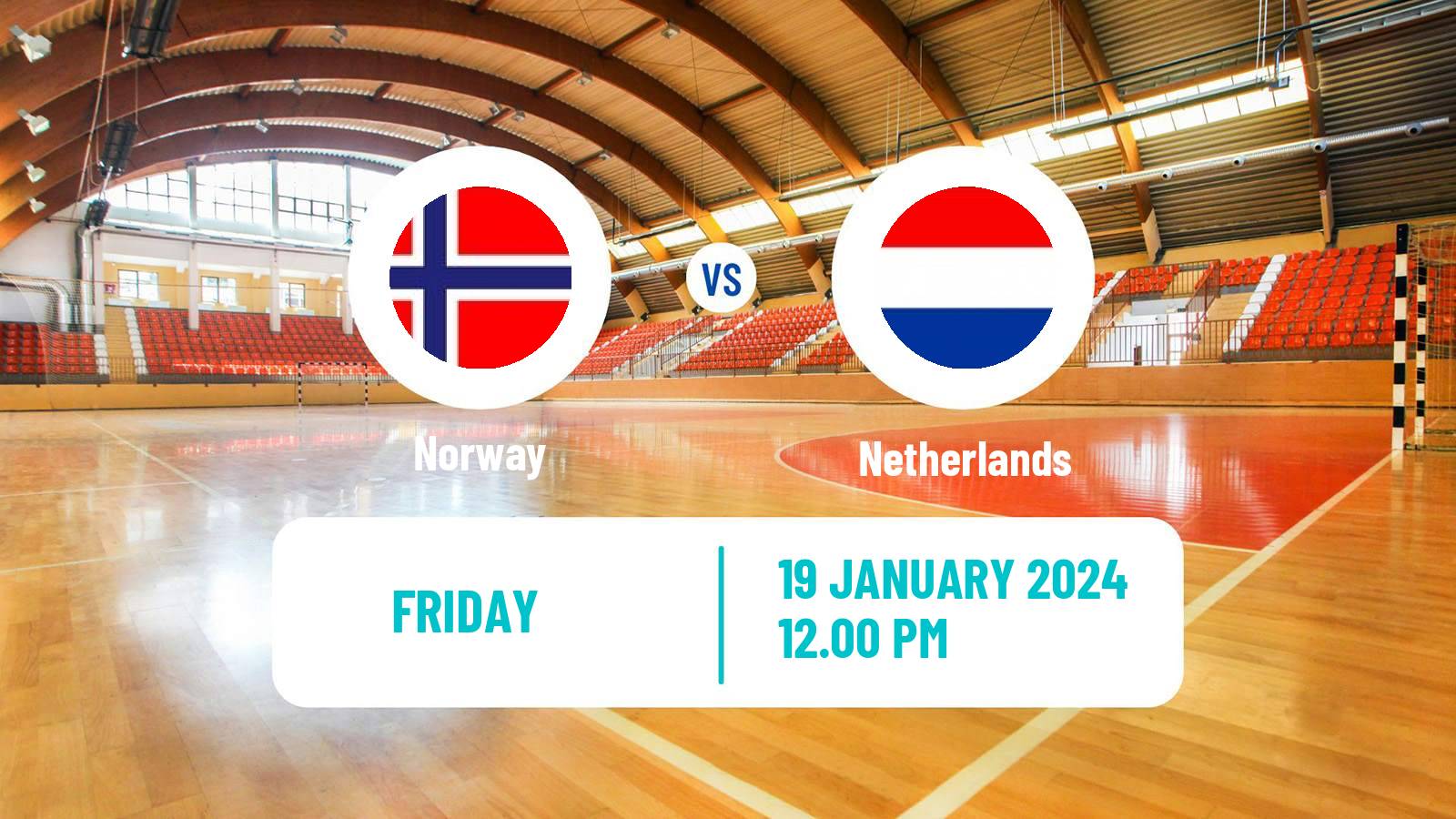 Handball Handball European Championship Norway - Netherlands