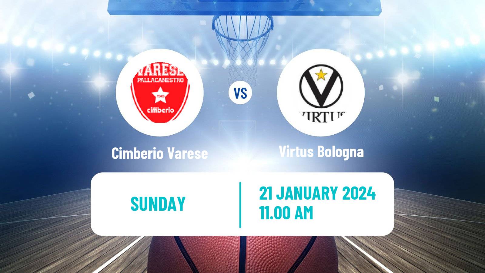 Basketball Italian Lega A Basketball Cimberio Varese - Virtus Bologna