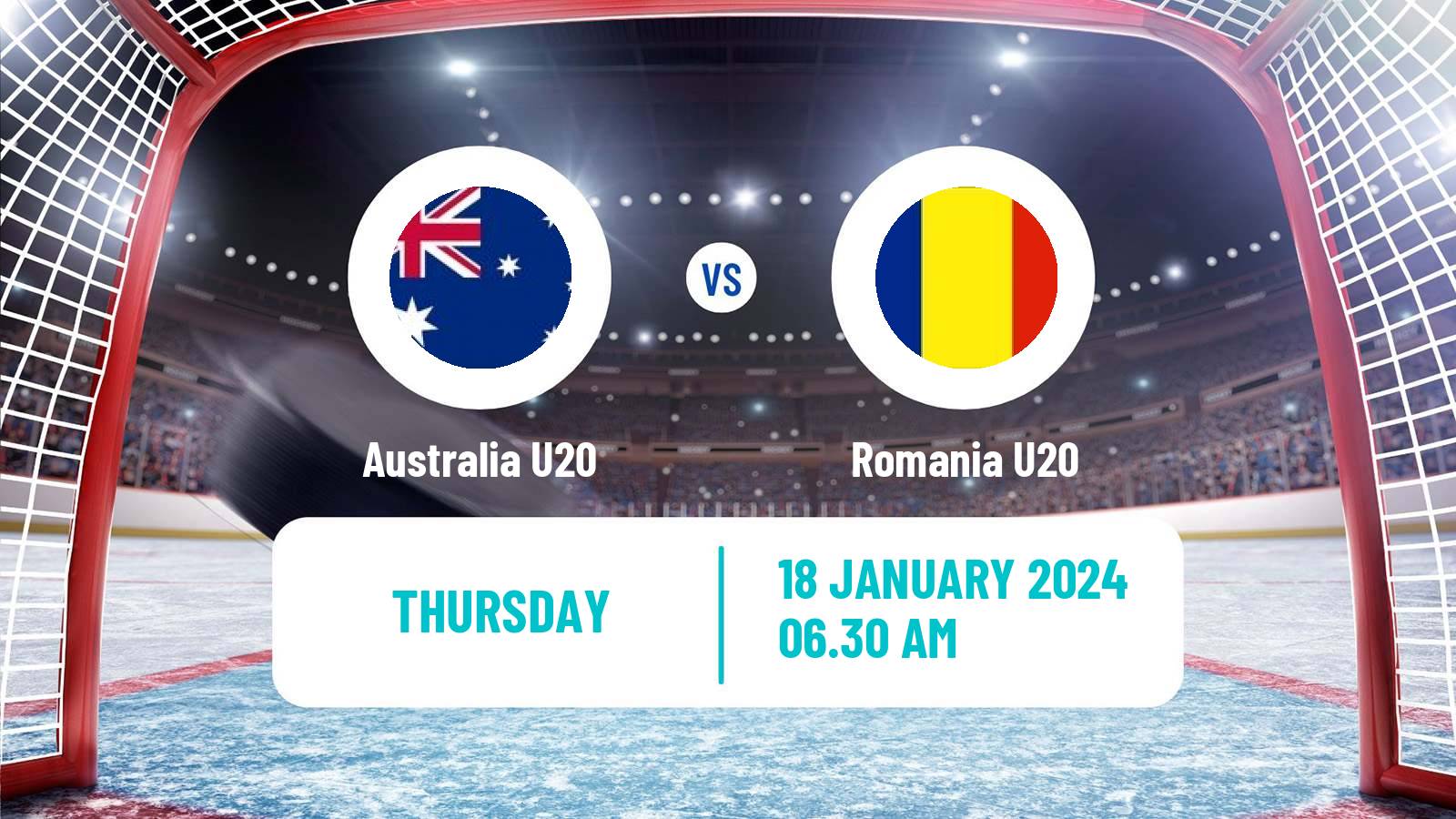 Hockey IIHF World U20 Championship IIB Australia U20 - Romania U20