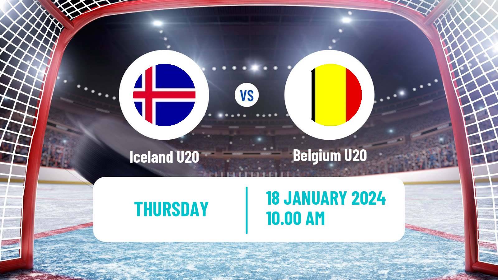 Hockey IIHF World U20 Championship IIB Iceland U20 - Belgium U20