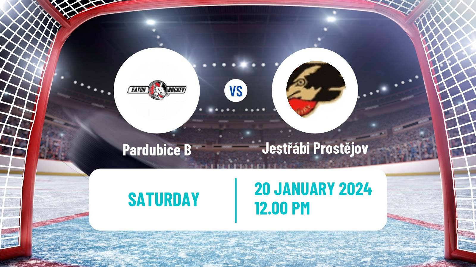 Hockey Czech Chance Liga Pardubice B - Jestřábi Prostějov
