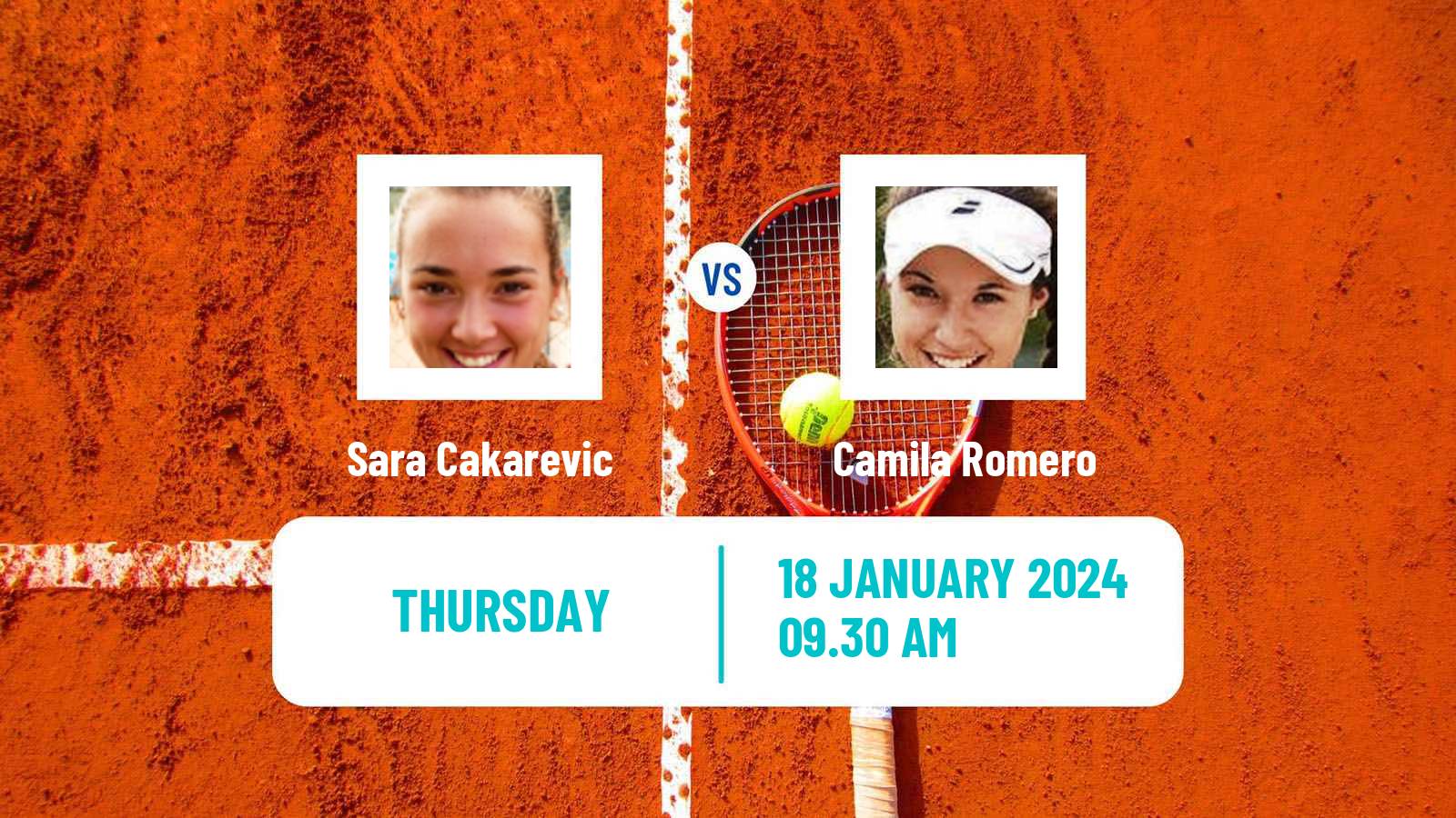 Tennis ITF W35 Buenos Aires Women Sara Cakarevic - Camila Romero