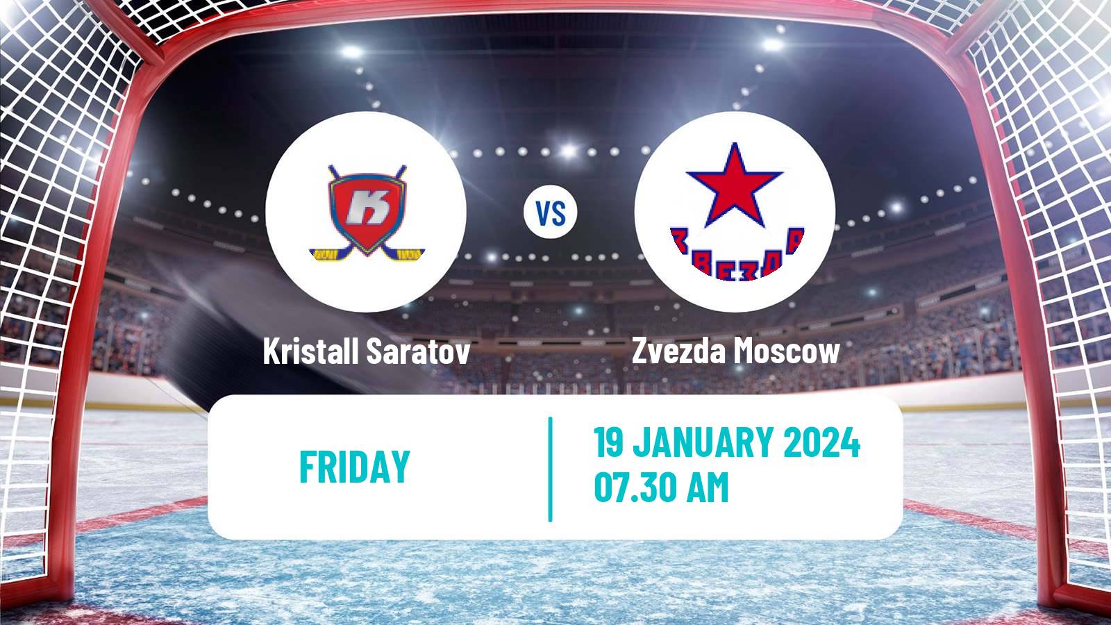 Hockey VHL Kristall Saratov - Zvezda Moscow