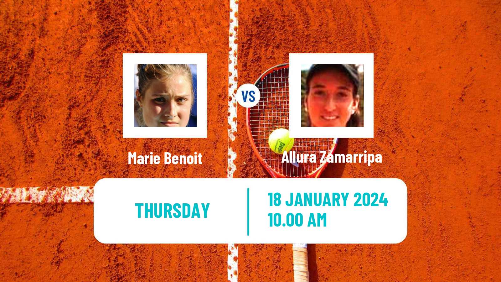Tennis ITF W35 Naples Fl 2 Women Marie Benoit - Allura Zamarripa