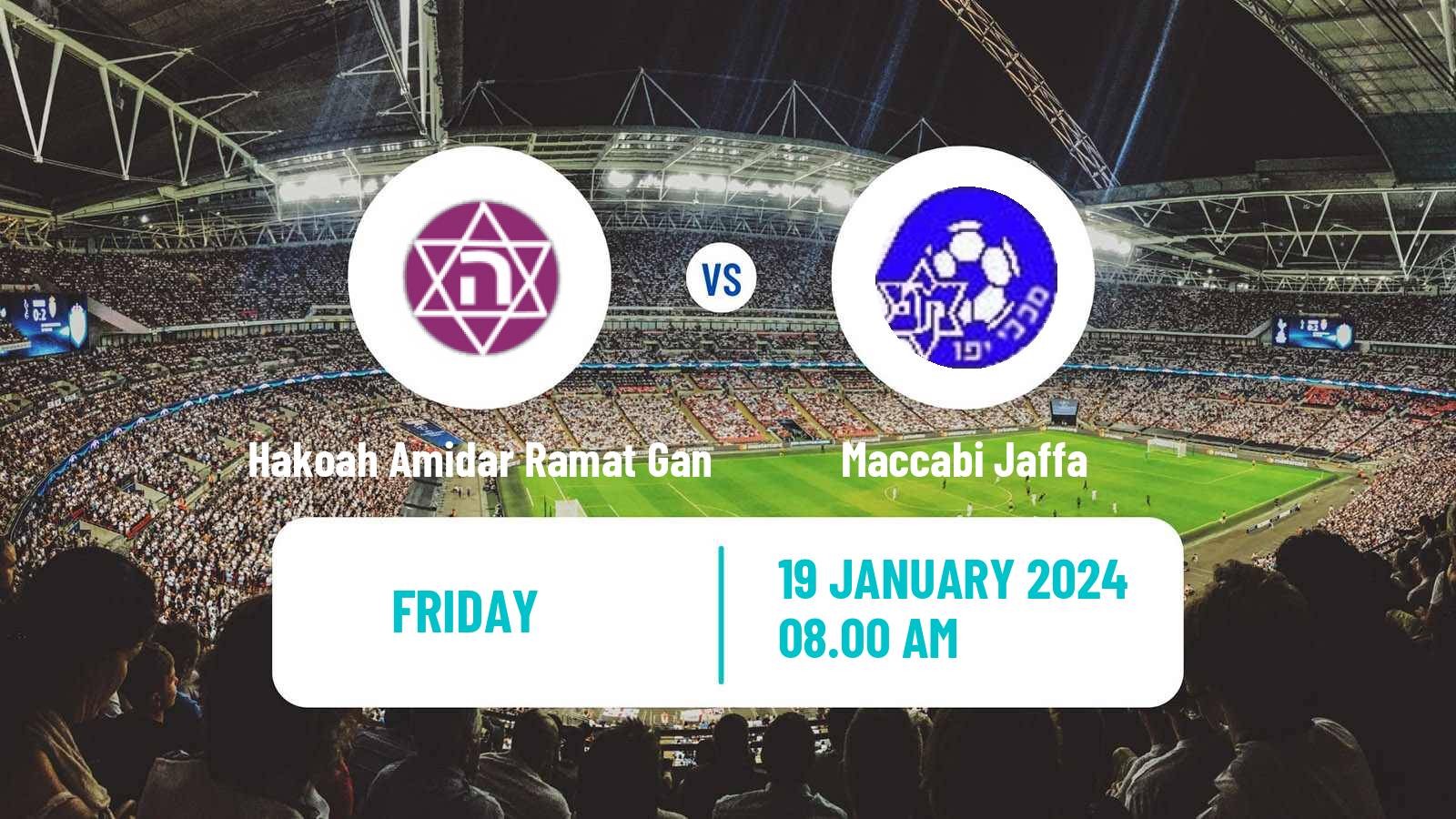 Soccer Israeli Liga Leumit Hakoah Amidar Ramat Gan - Maccabi Jaffa