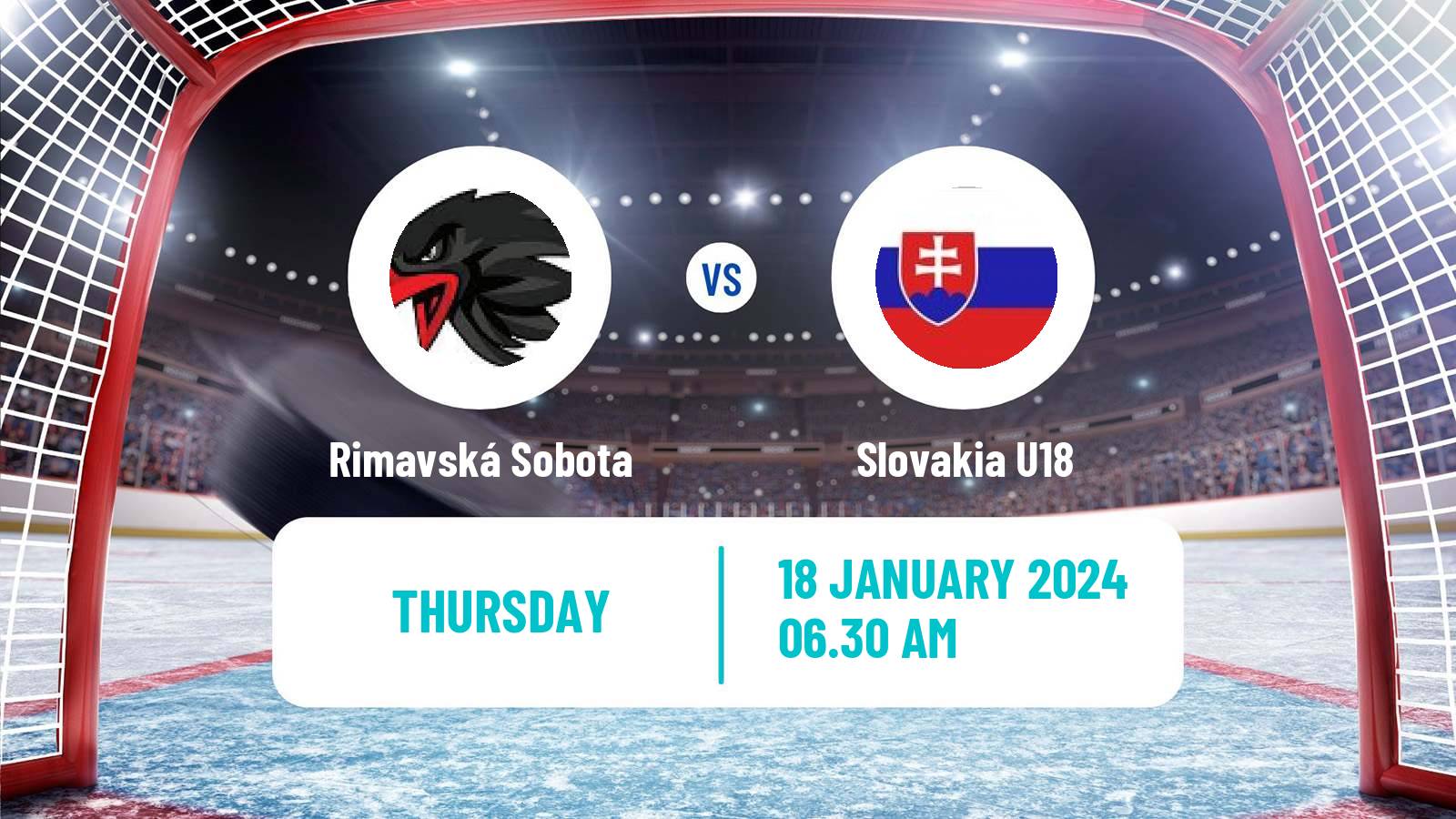 Hockey Slovak 1 Liga Hockey Rimavská Sobota - Slovakia U18
