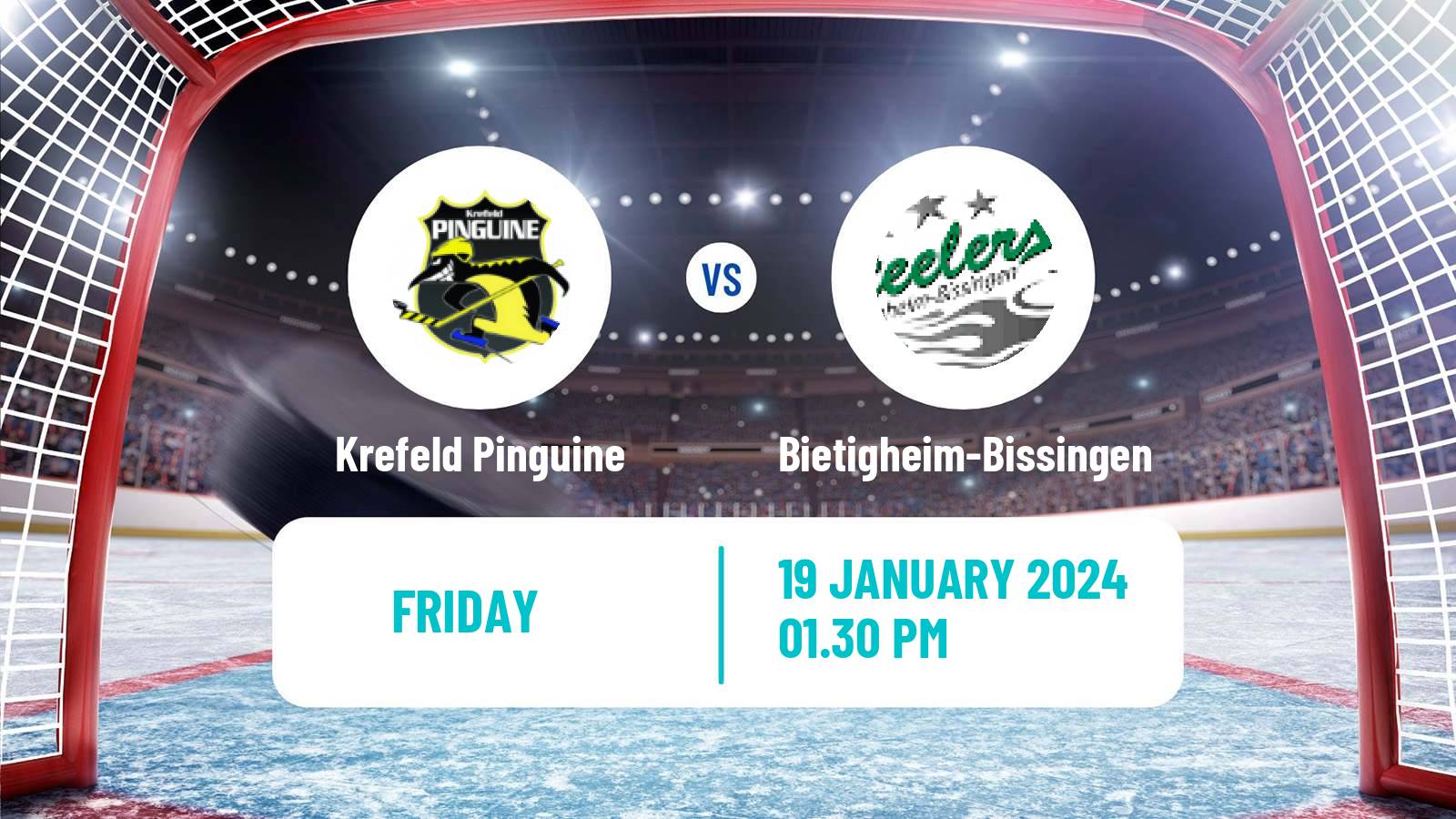 Hockey German DEL2 Krefeld Pinguine - Bietigheim-Bissingen