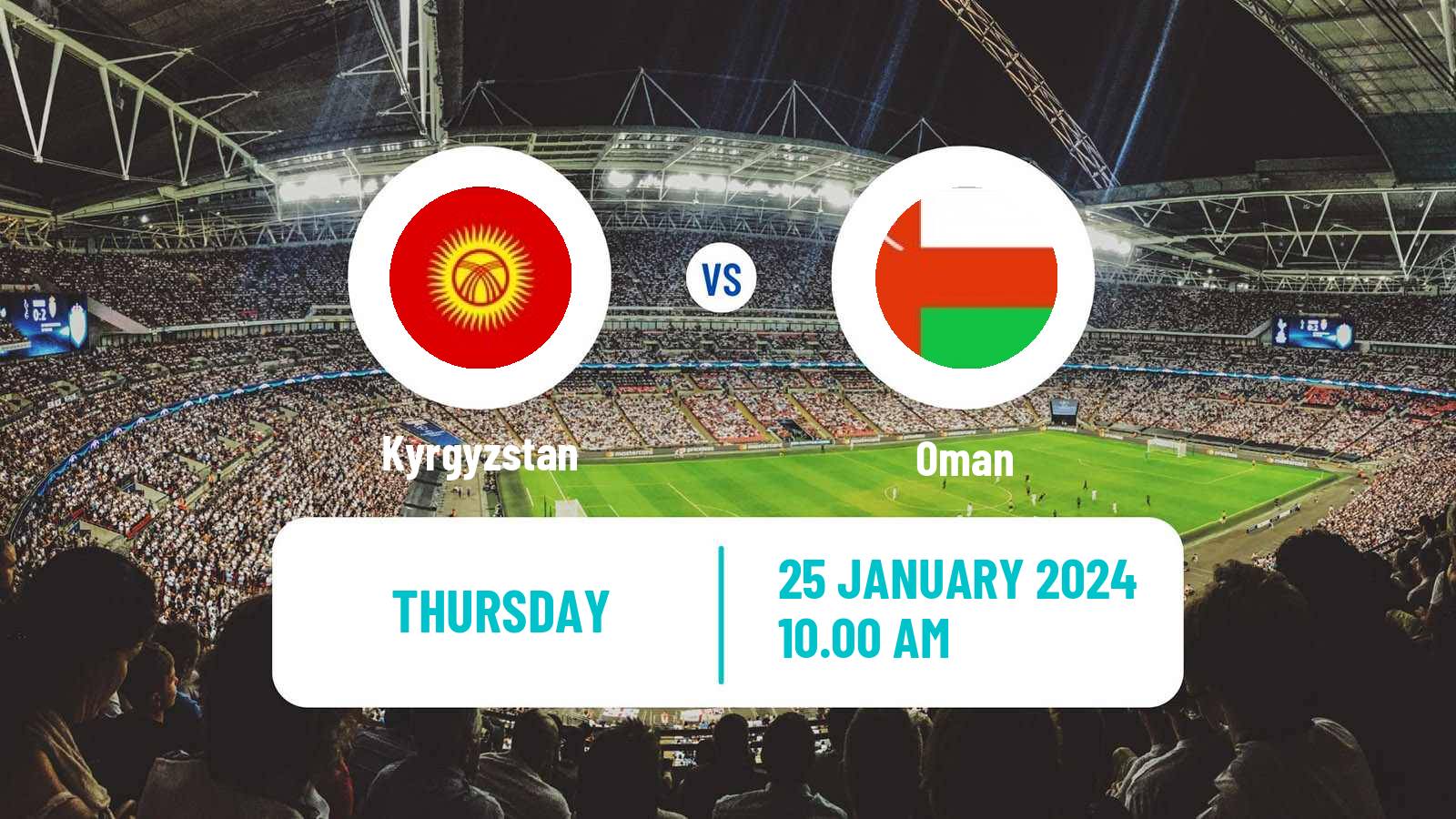 Soccer Asian Cup Kyrgyzstan - Oman