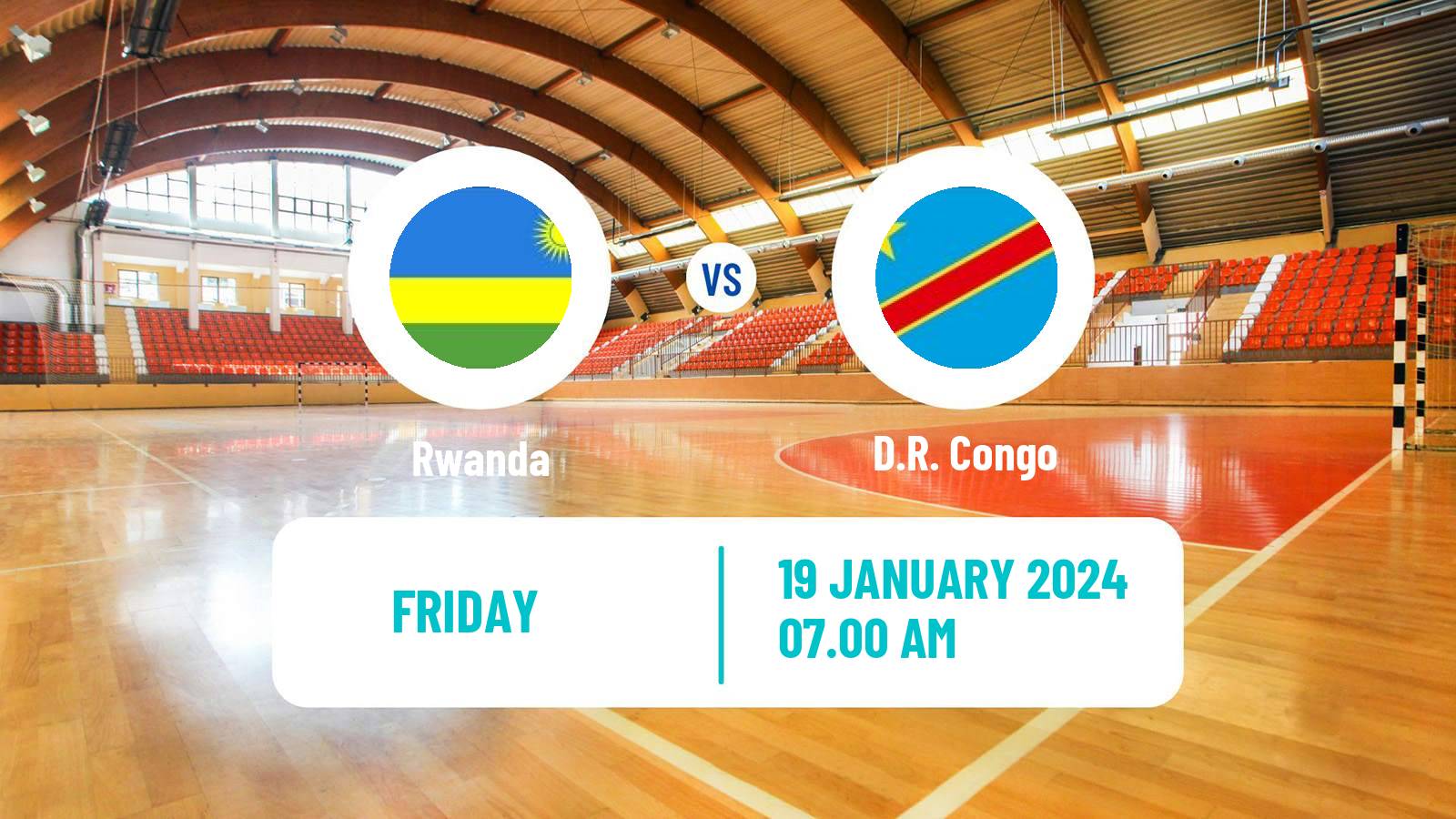 Handball African Championship Handball Rwanda - D.R. Congo