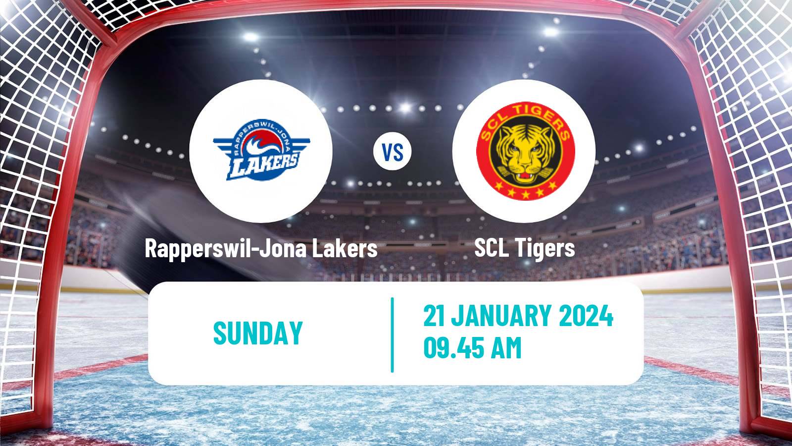 Hockey Swiss National League Hockey Rapperswil-Jona Lakers - SCL Tigers