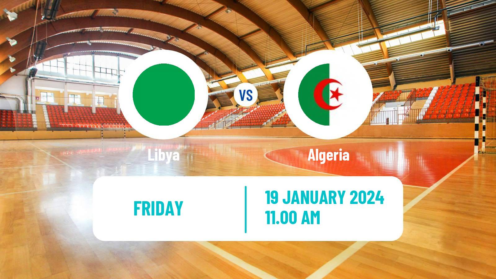 Handball African Championship Handball Libya - Algeria