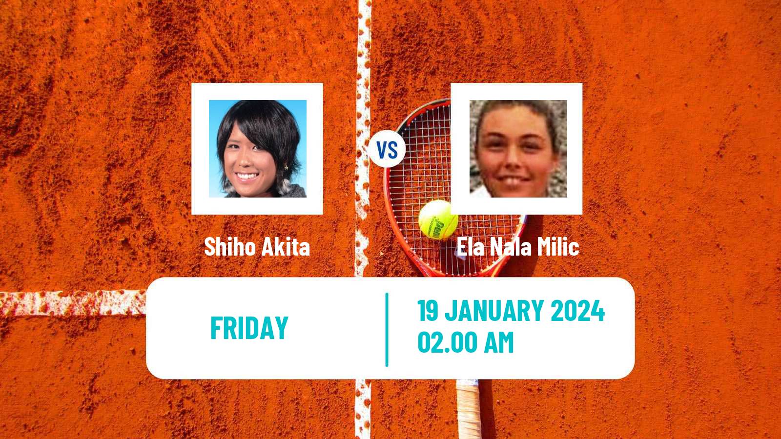 Tennis ITF W50 Antalya Women Shiho Akita - Ela Nala Milic